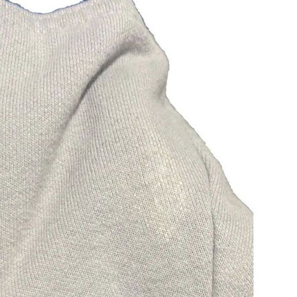 Vintage Y2K Air Jordan Fleece Hoodie Sweatshirt XXL Grey Blue Jumpman FLAWED - Picture 4 of 10